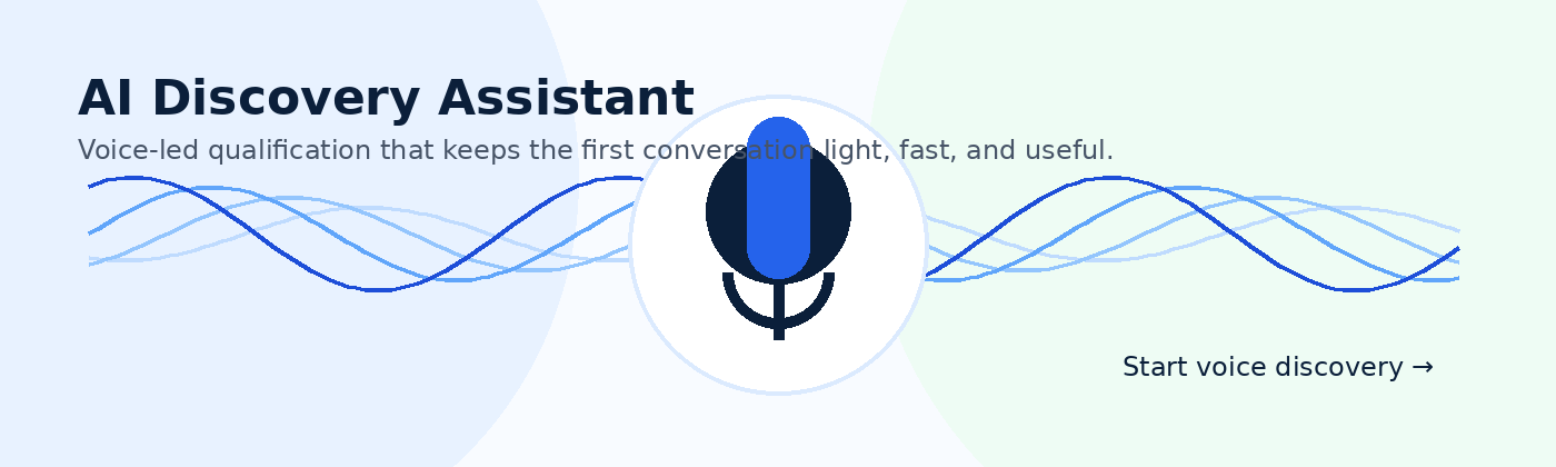 Voice discovery assistant
